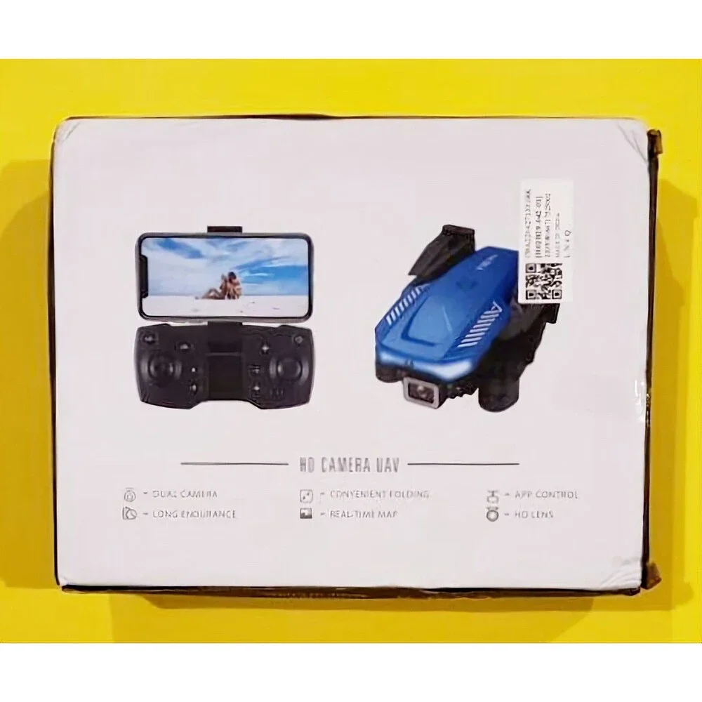 F185 Drone Dual Camera Quadcopter FPV 1080P HD WiFi 100 Meter 4K Foldable NIB